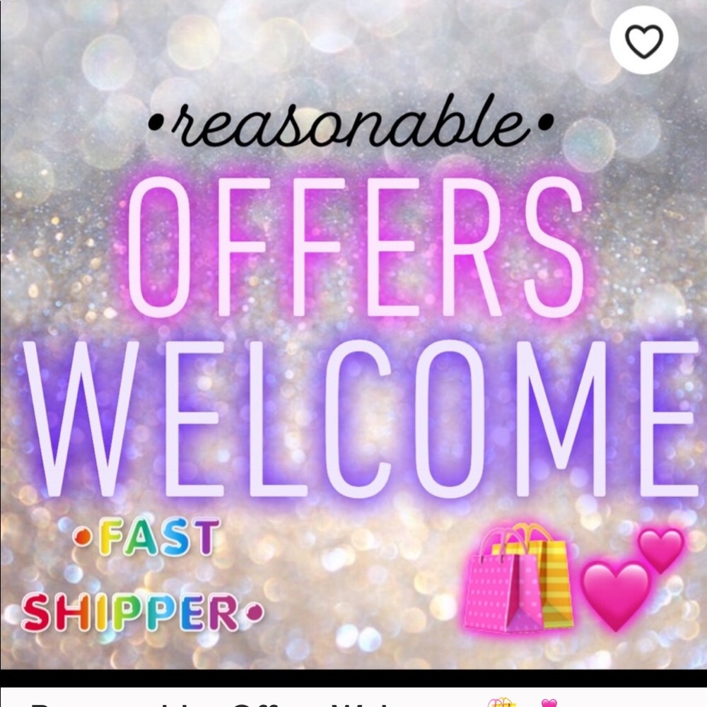 I accept reasonable offers!!!